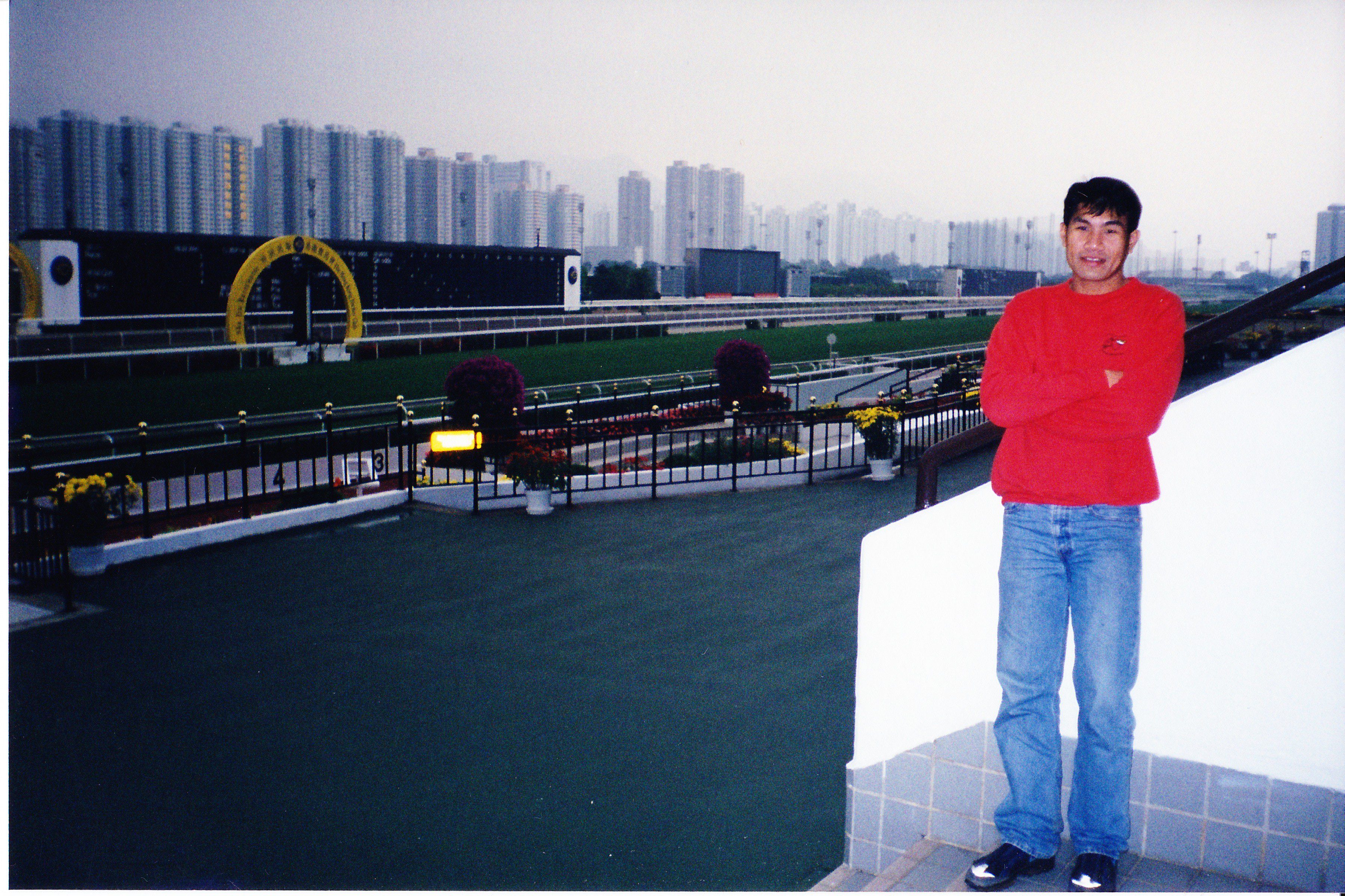 Jerome goh at SHatin racecourse Hong Kong
